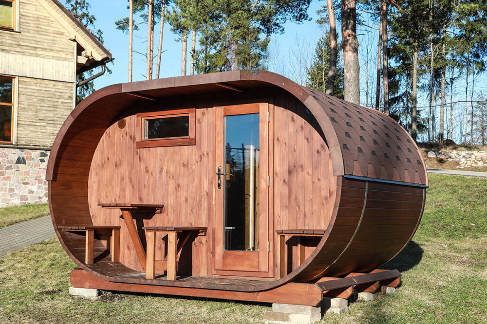 Ovaali sauna 3,50m Timberart image 17