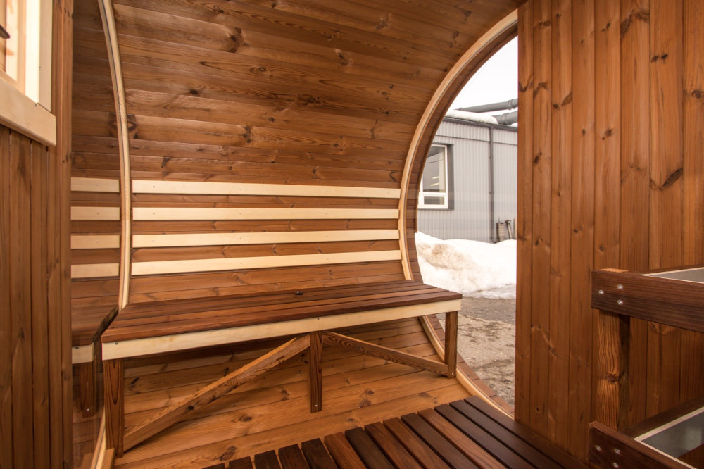 Ovaali sauna LUX 4,00m Timberart image 11