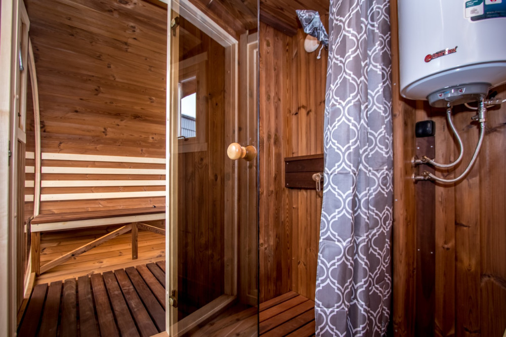 Ovaali sauna LUX 4,00m Timberart image 11
