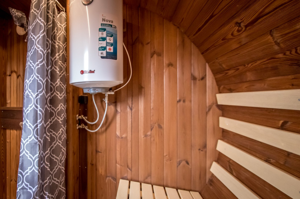 Ovaali sauna LUX 4,00m Timberart image 11