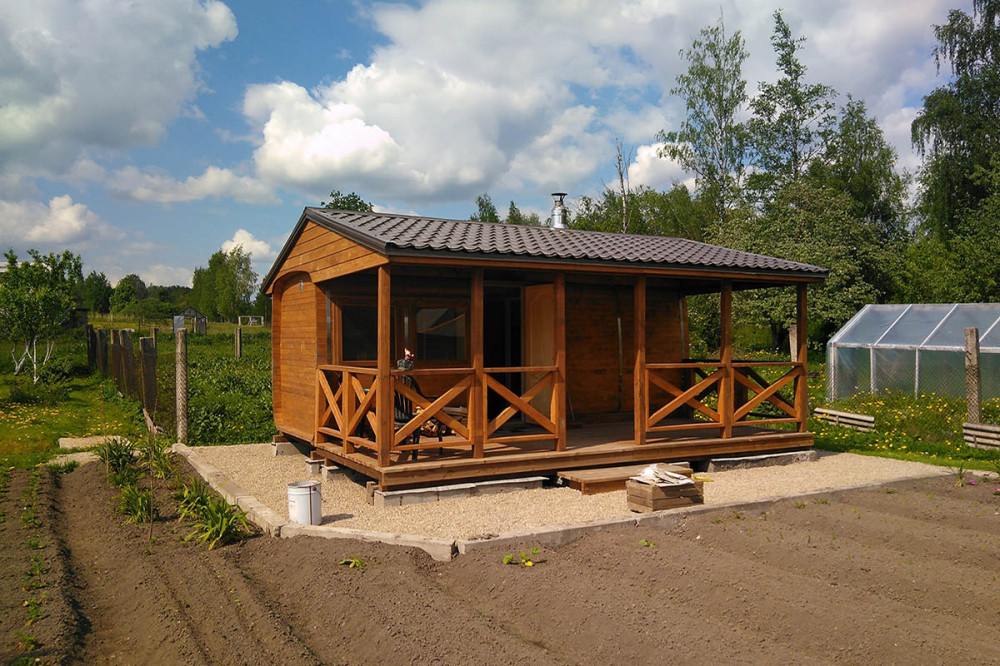 Tynnyrisauna terrassilla 6,00m Timberart image 10