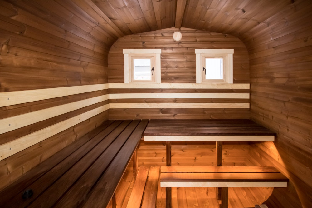 Suorakaiteen muotoinen sauna 5,70m Timberart image 11