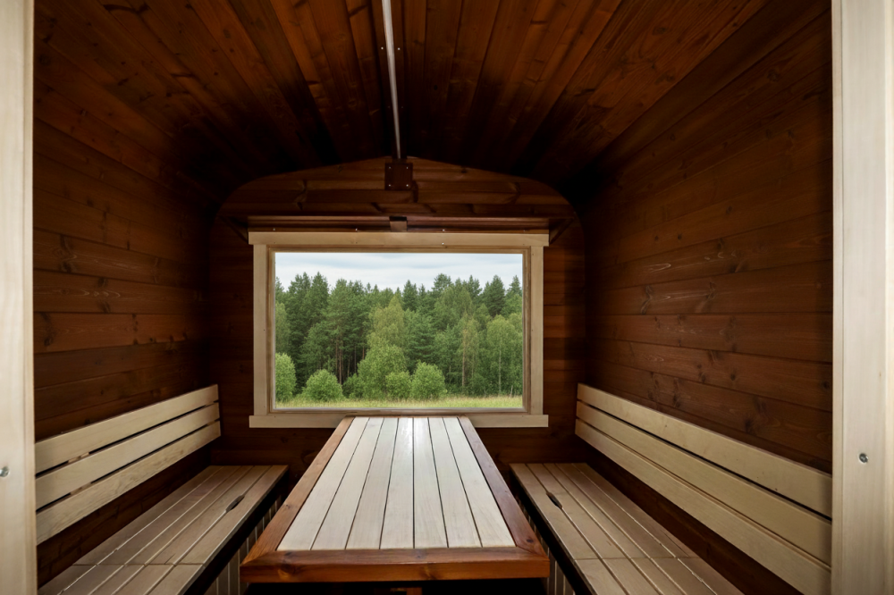 Suorakaiteen muotoinen sauna 5,70m Timberart image 11