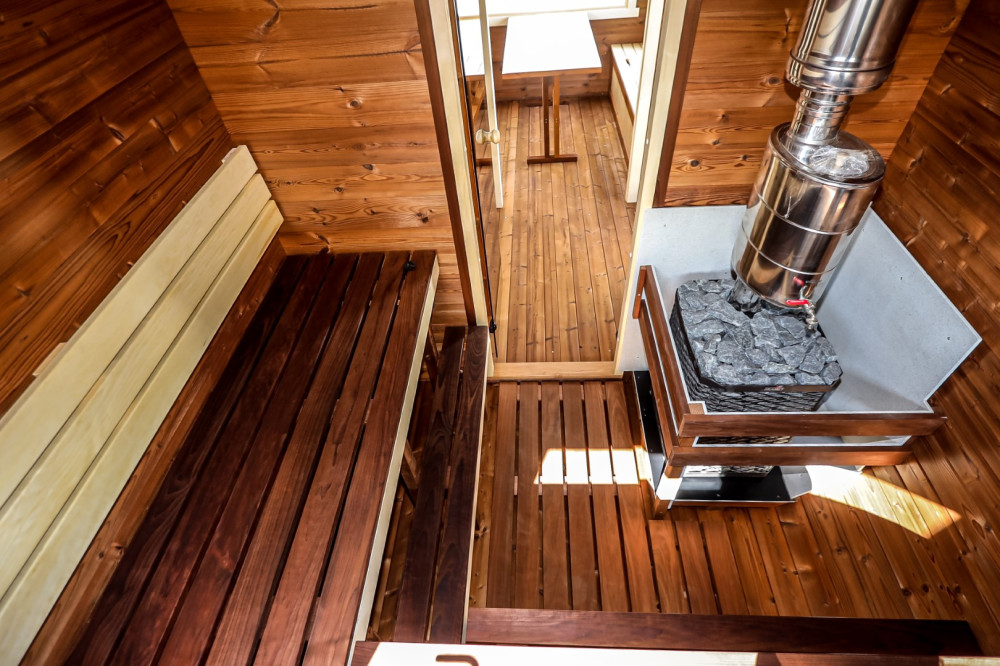 Suorakaiteen muotoinen sauna 5,70m Timberart image 11