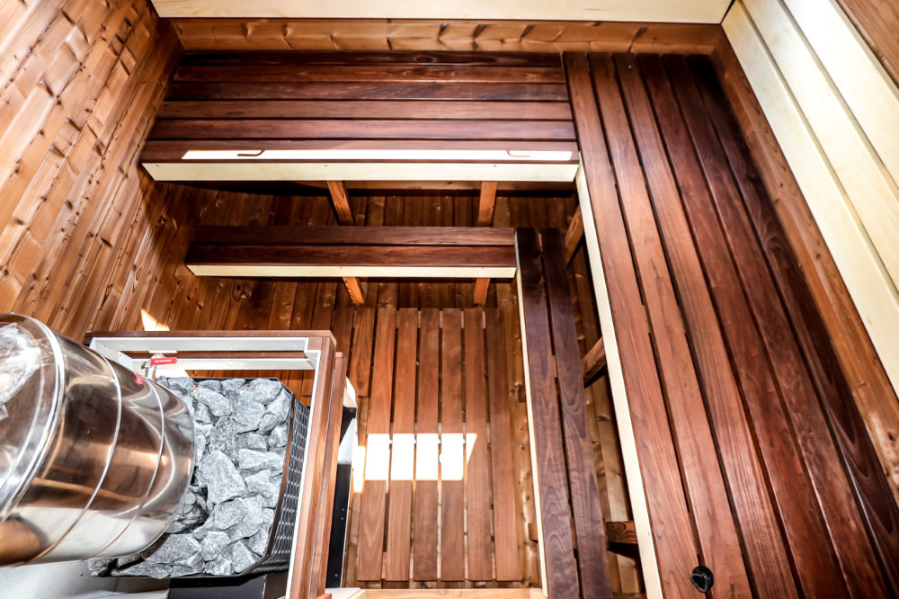 Suorakaiteen muotoinen sauna 5,70m Timberart image 11