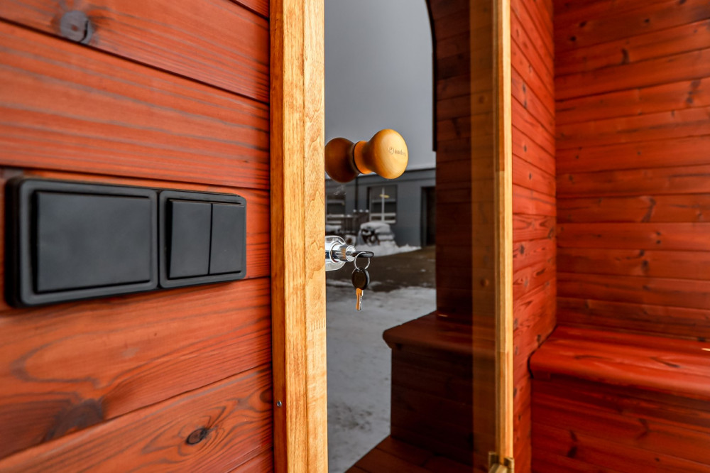 Suorakaiteen muotoinen sauna 3,00m Timberart image 13