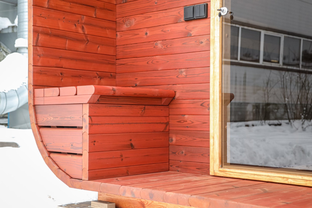 Suorakaiteen muotoinen sauna 3,00m Timberart image 13