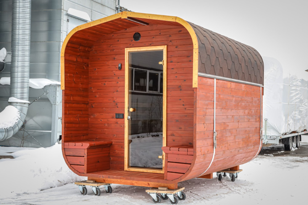 Suorakaiteen muotoinen sauna 3,00m Timberart image 13