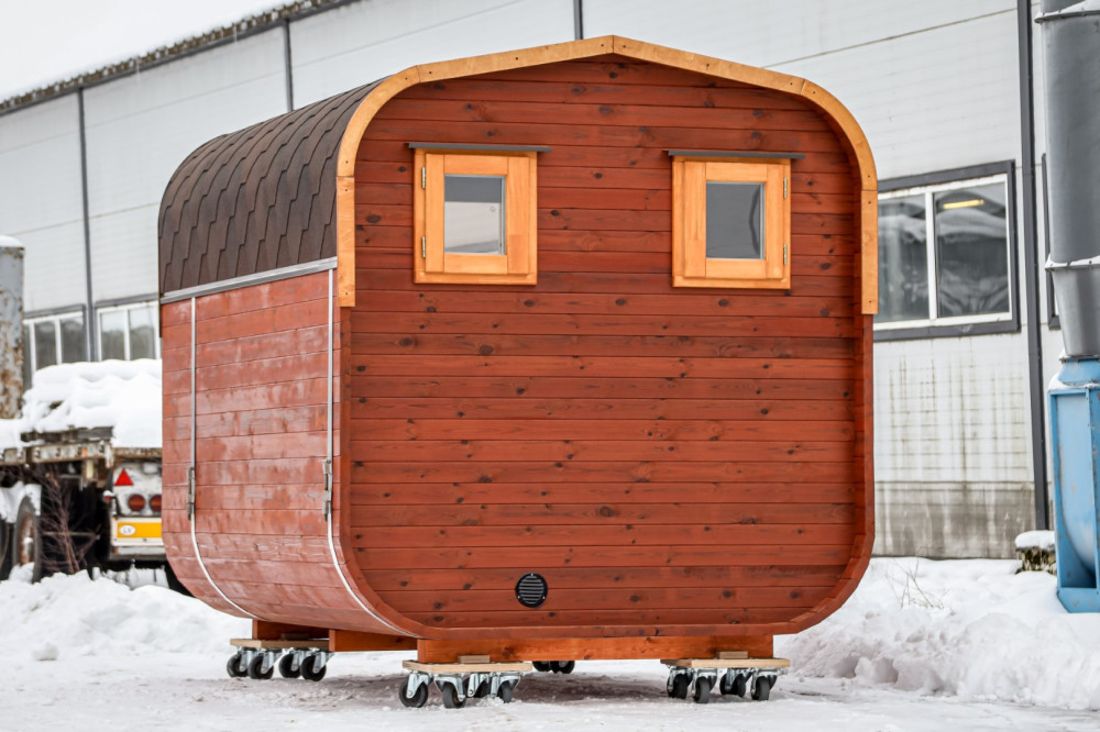 Suorakaiteen muotoinen sauna 3,00m Timberart image 13