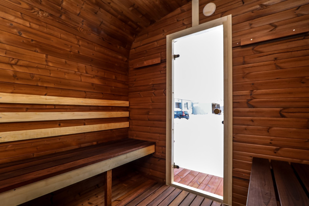 Suorakaiteen muotoinen sauna 3,00m Timberart image 13