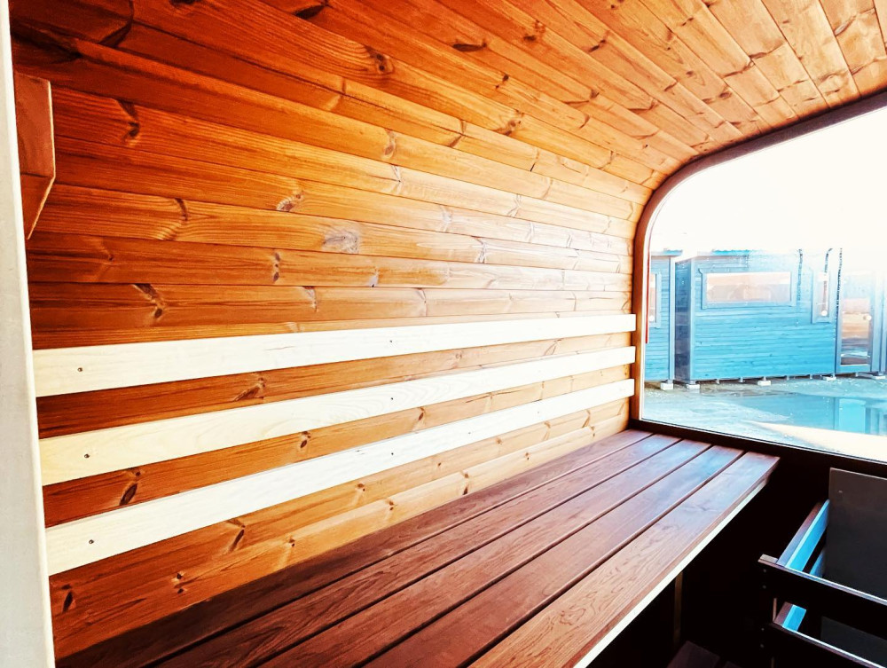 Suorakaiteen muotoinen sauna 3,90m Timberart image 14