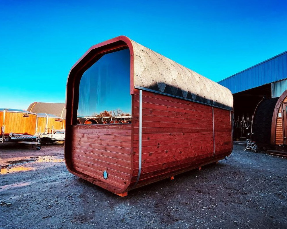Suorakaiteen muotoinen sauna 3,90m Timberart image 14