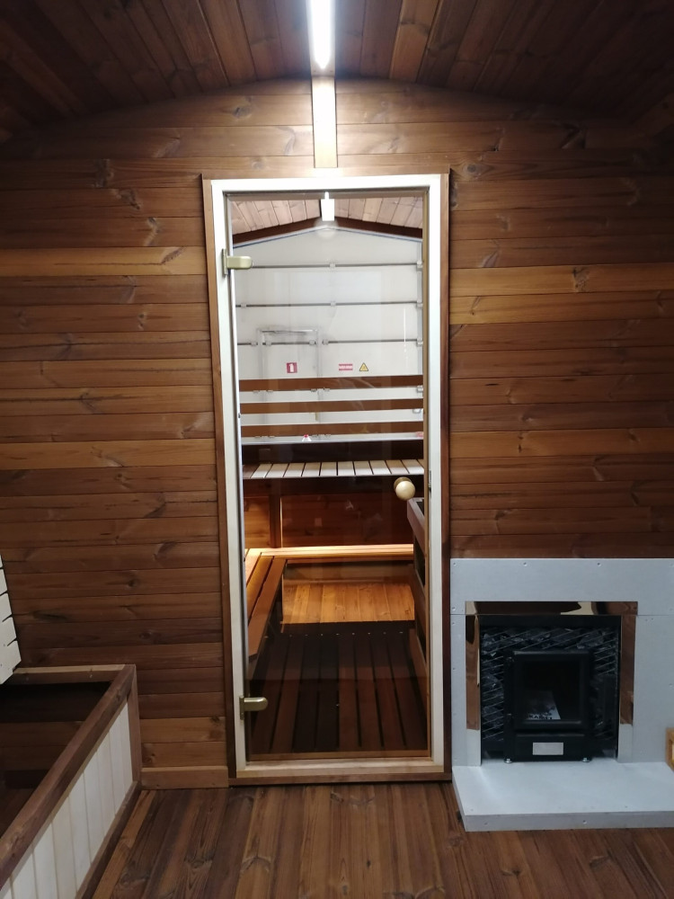 Suorakaiteen muotoinen sauna 4,50m Timberart image 16