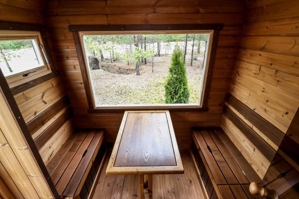 Suorakaiteen muotoinen sauna 4,50m Timberart image 16