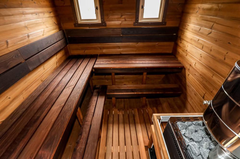 Suorakaiteen muotoinen sauna 4,50m Timberart image 16