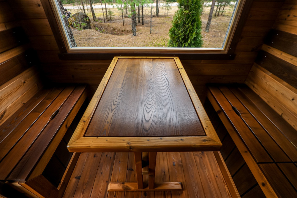 Suorakaiteen muotoinen sauna 4,50m Timberart image 16