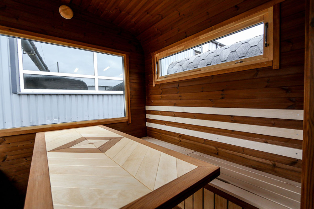Suorakaiteen muotoinen sauna 6,00m Timberart image 16