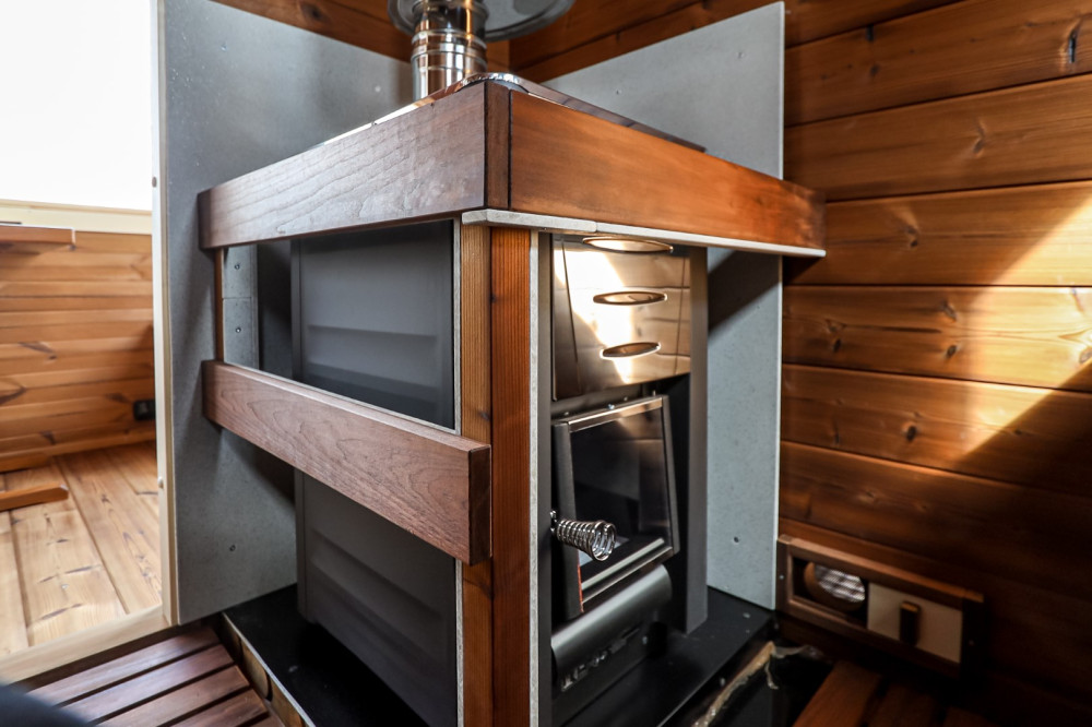 Suorakaiteen muotoinen sauna 3,90m Timberart image 14