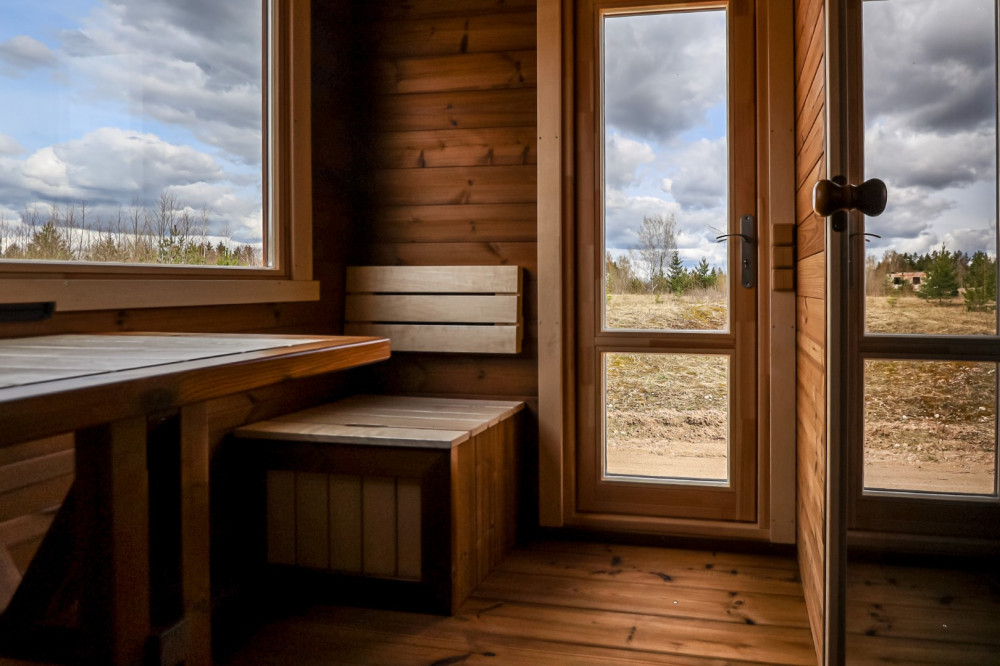 Suorakaiteen muotoinen sauna 3,90m Timberart image 14
