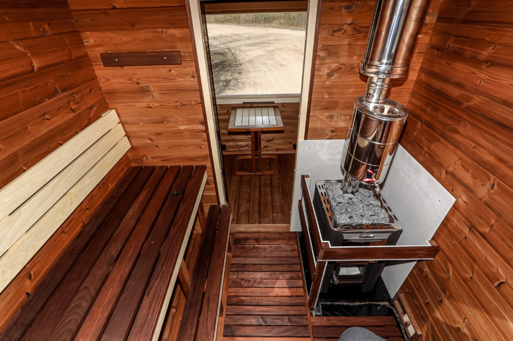 Suorakaiteen muotoinen sauna 3,90m Timberart image 14